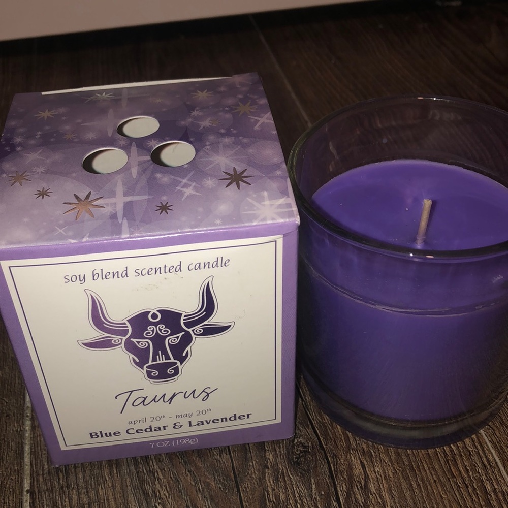Taurus candle